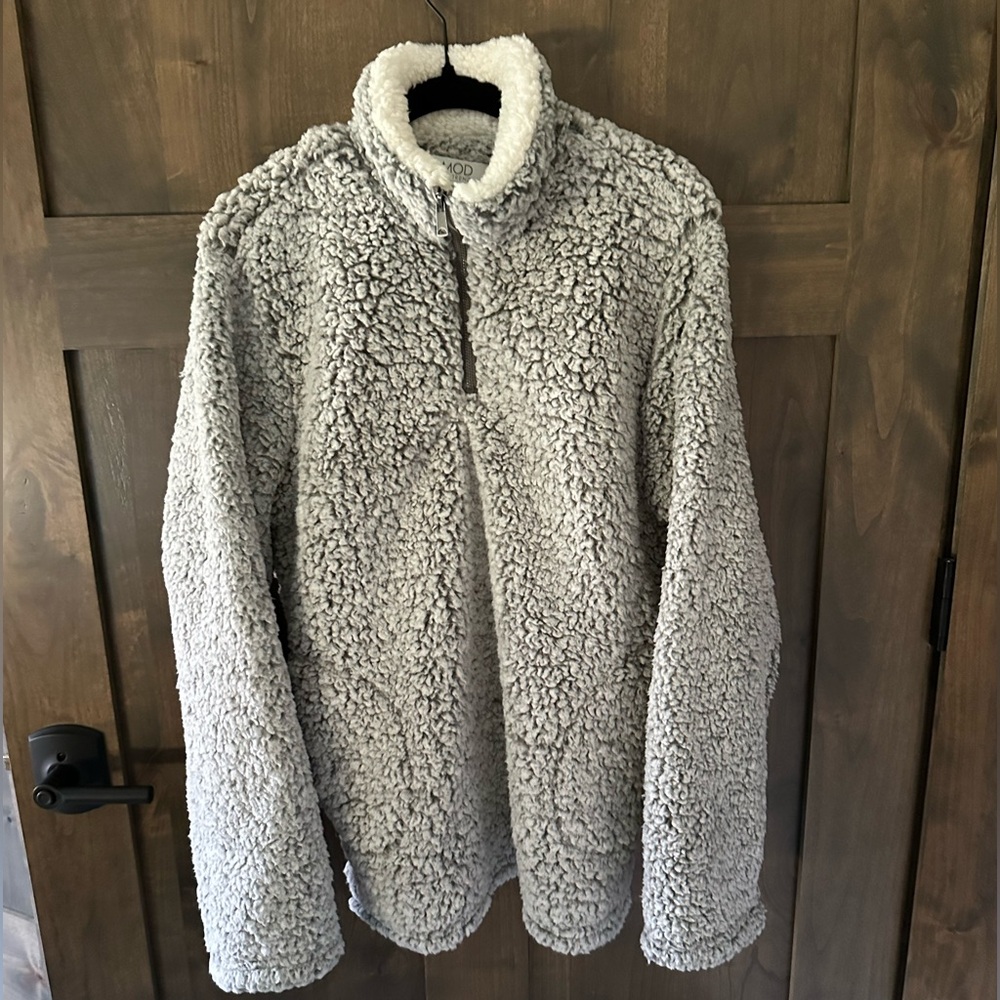 NWOT MOD Women’s 1/4 Zip Sherpa Pullover